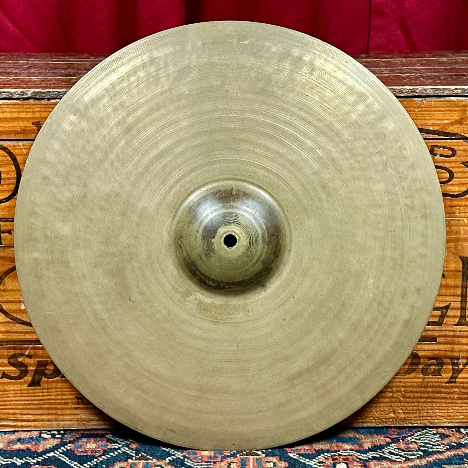 15" Zildjian A 1940s 1st Stamp / 2nd Stamp / Pre-Trans Stamp Small Ride / Hi-Hat