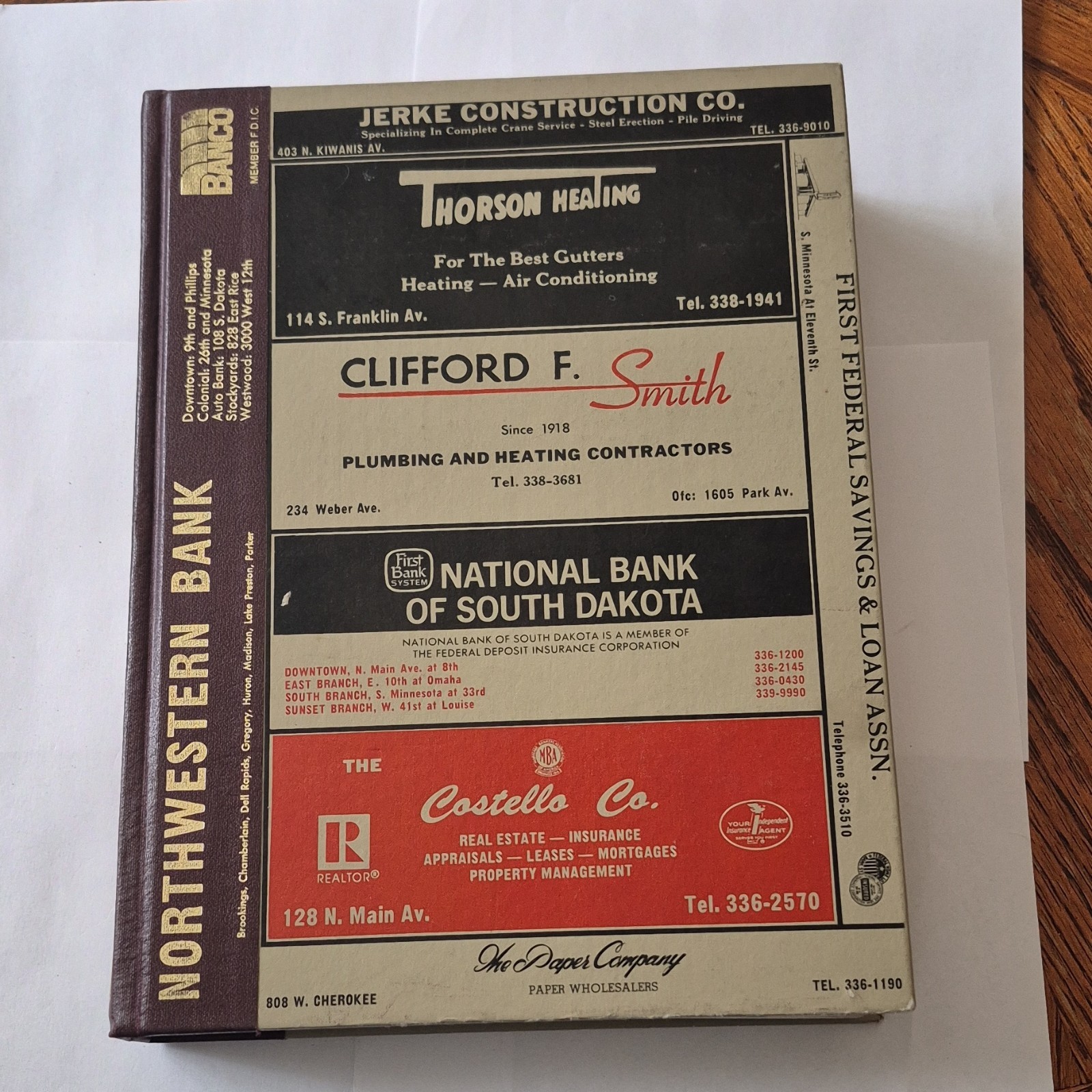 R.L. Polk & Co. Sioux Falls South Dakota City Directory 1975