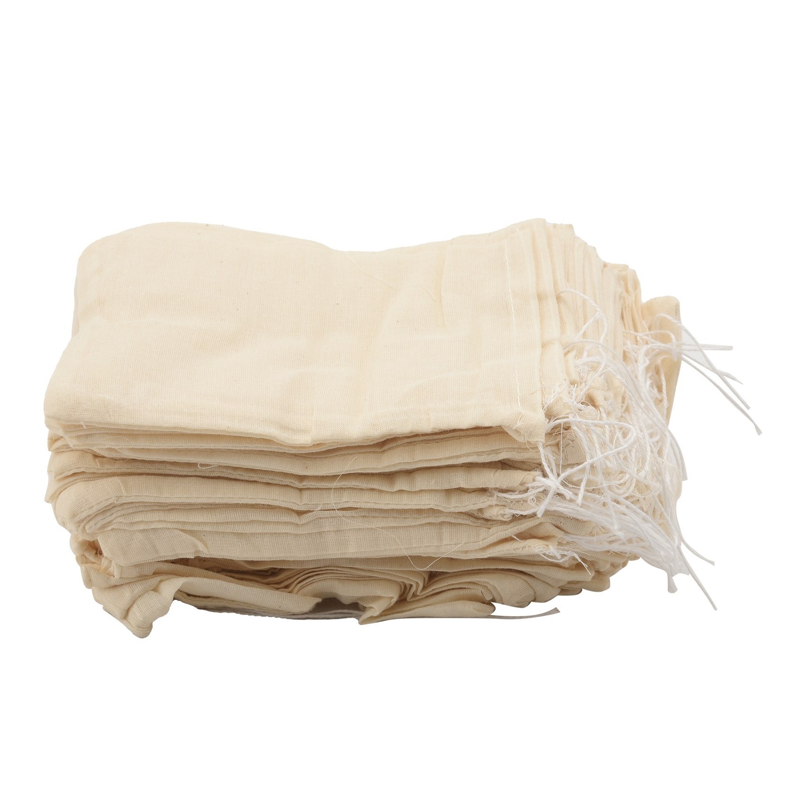 200 Pack Cotton Muslin Bags Sachet Bag Multipurpose Drawstring Bags for Tea2773