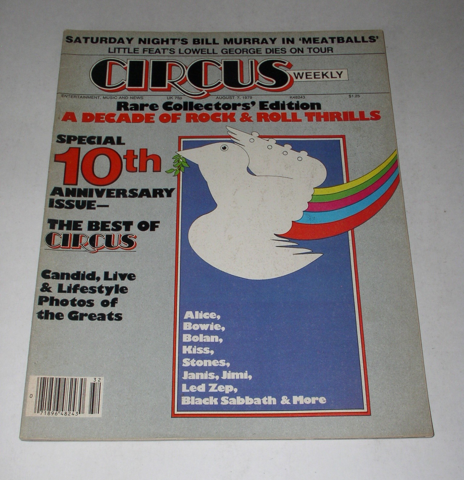 Circus Magazine 10th Anniversary Collector Edition 1979 KISS Marc Bolan Zeppelin