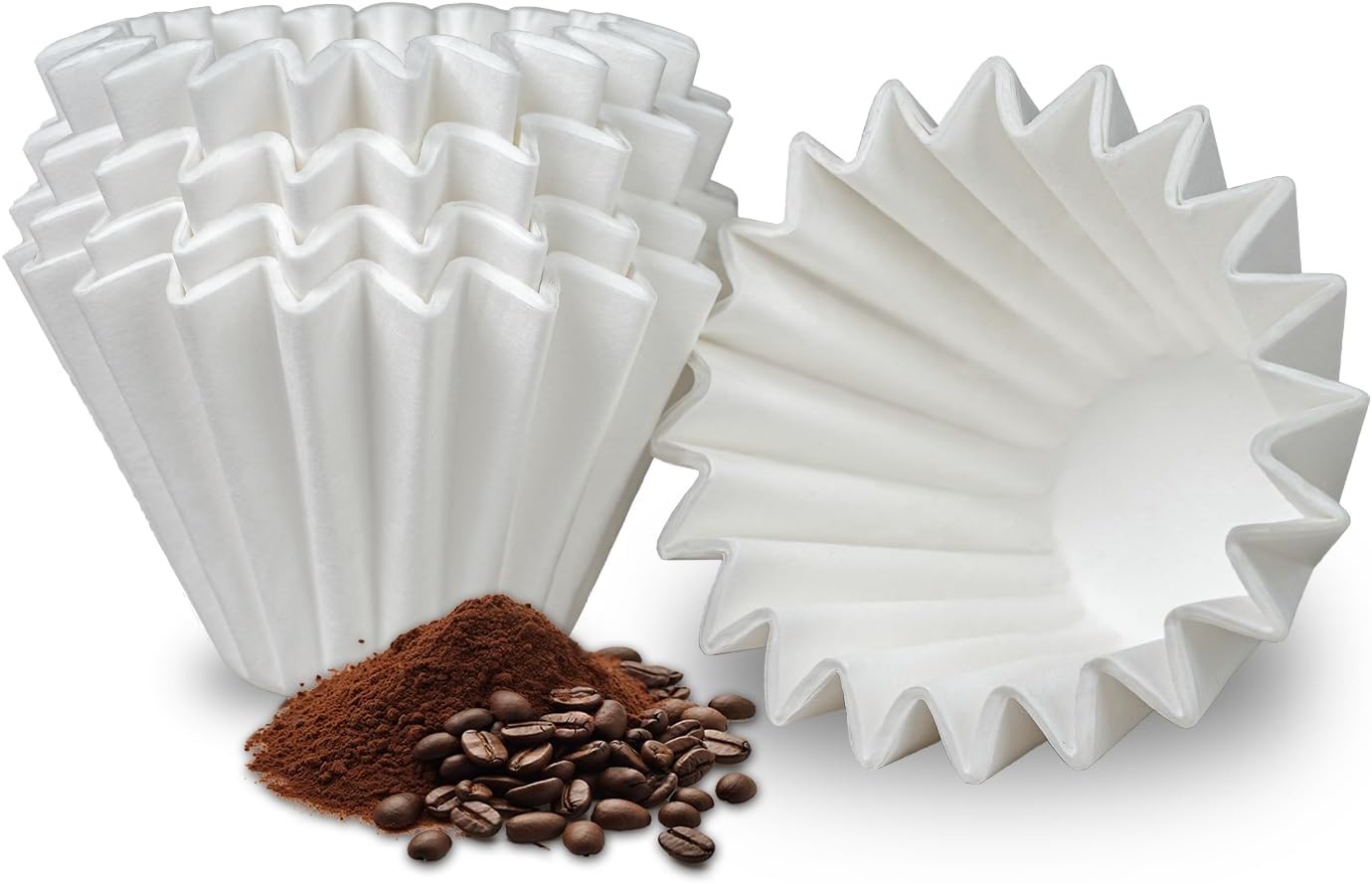 Small Coffee Filters 100 Count for 1-2 Cup Brewers