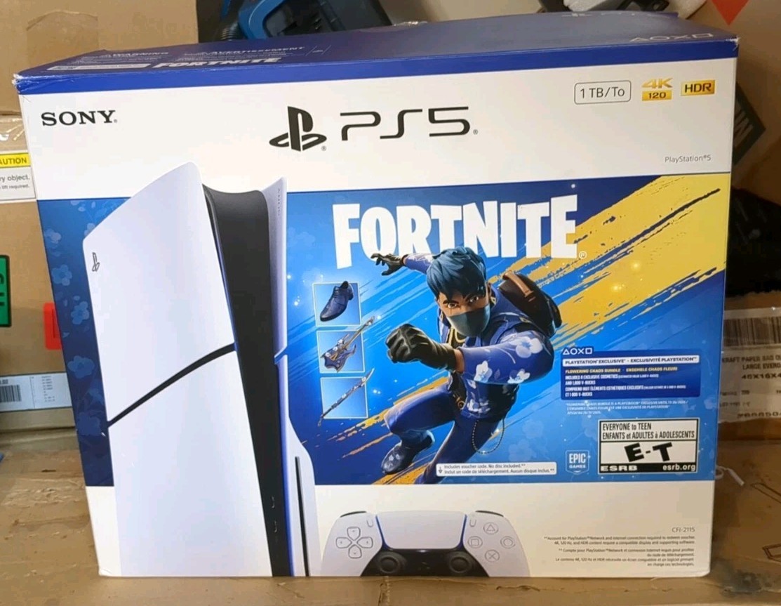 Playstation 5 PS5 Box Only Fortnite Edition & Manual Fast Shipping