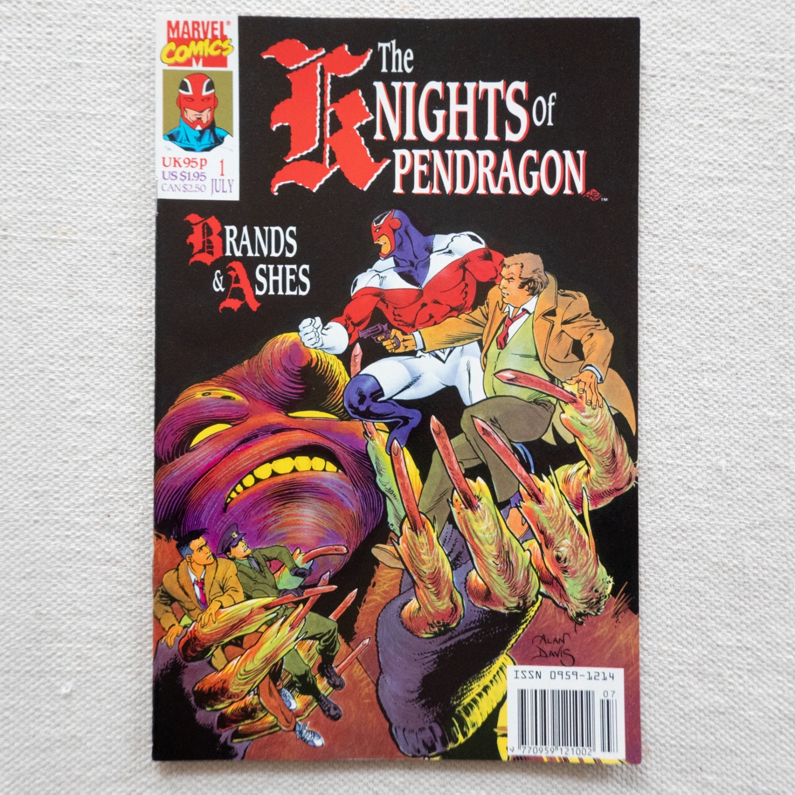 Marvel Comics: The KNIGHTS of PENGRAGON #1 Brands & Ashes NM