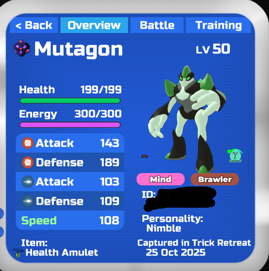 Gamma Mutagon - Loomian Legacy