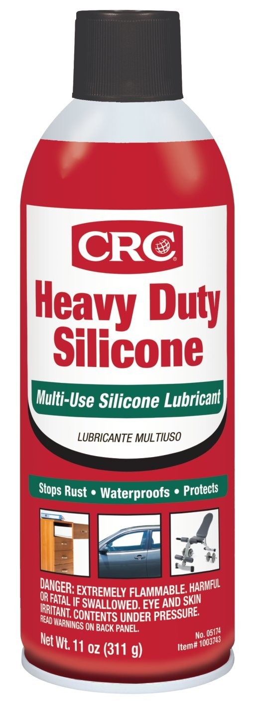 Heavy Duty Silicone Lubricant, 11 Wt Oz, Clear Colorless Liquid