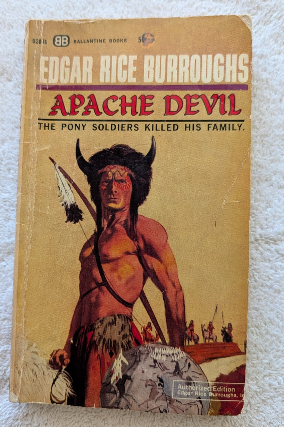 Apache Devil by Edgar Rice Burroughs 1964 1st Printing Paperback
