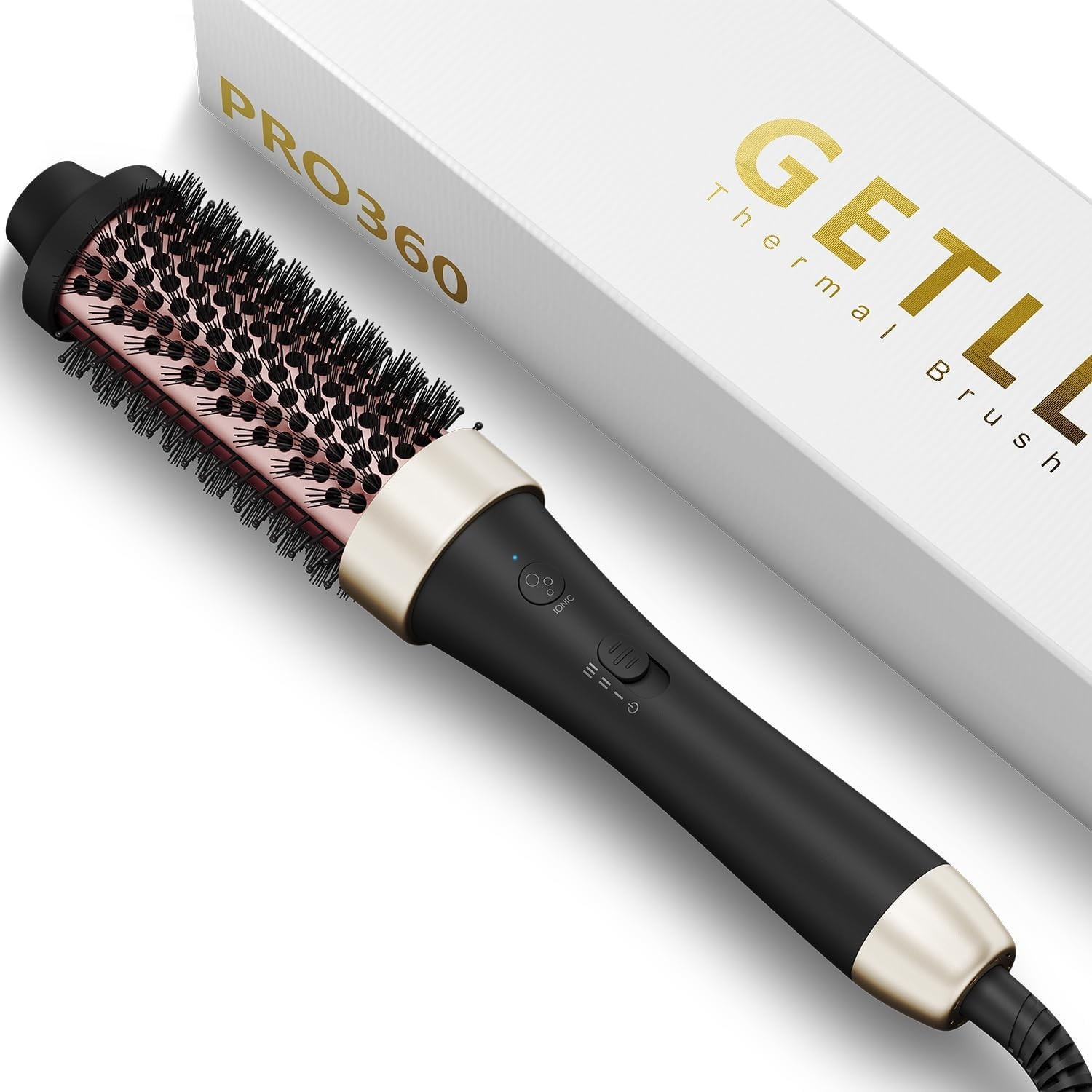 GETLL PRO360 Thermal Negative ion Brush Curling Iron Brush