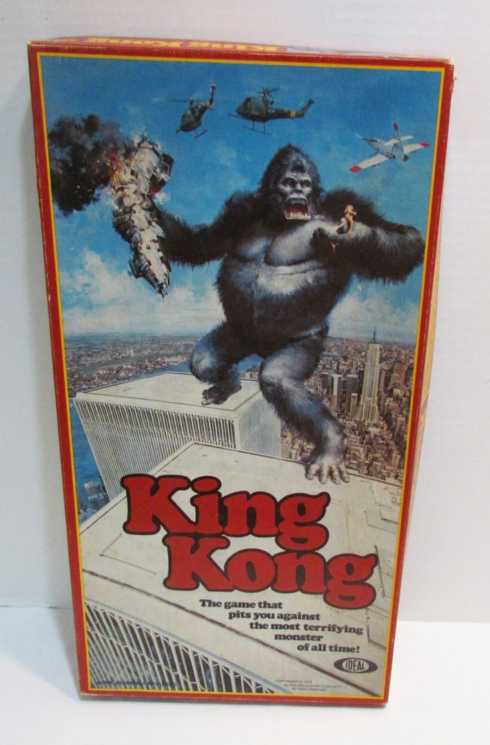 IDEAL TOYS 1976 KING KONG BOARD GAME VINTAGE COMPLETE IN BOX WORLD TRADE CENTER