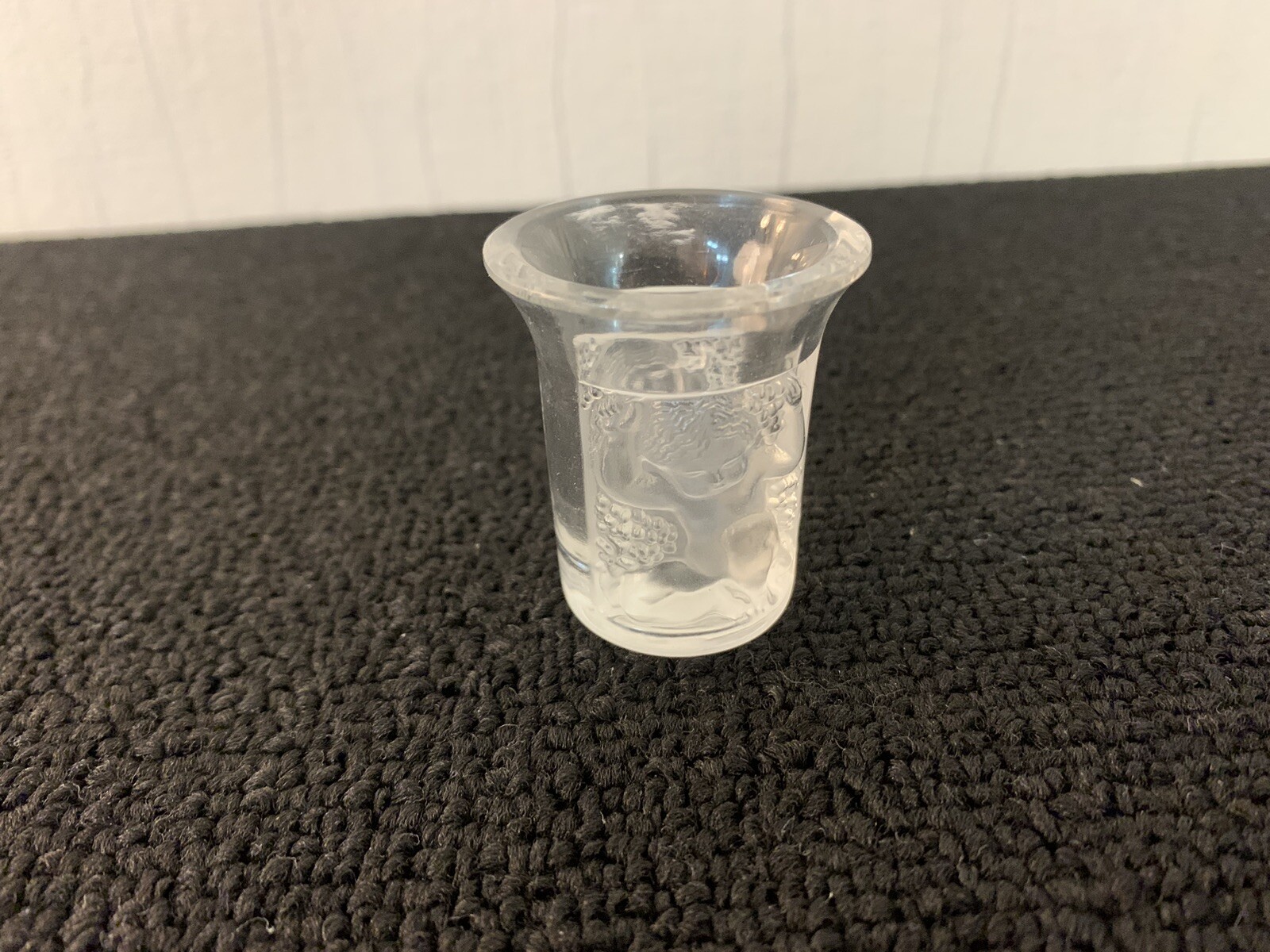 Large Angel Figurine In Lalique Crystal