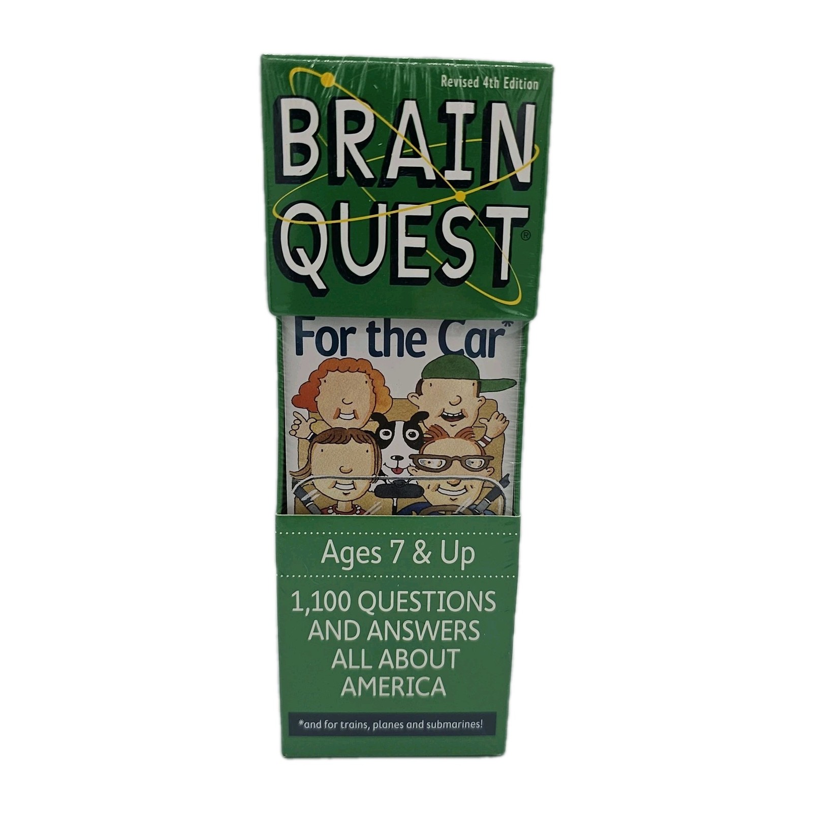 *NEW* Brain Quest for the Car Plane "All About America Revised 4th Edition