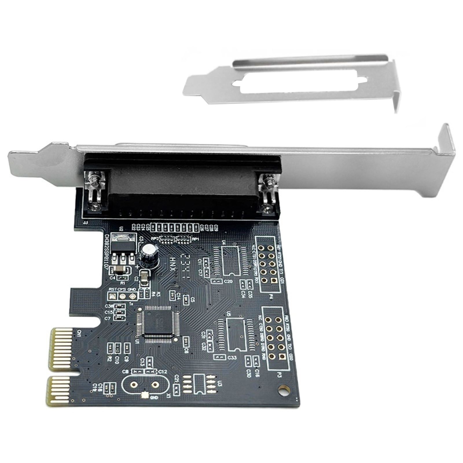 12*6.45*5.9cm PCI-Express single parallel port card Supports Plug and Play