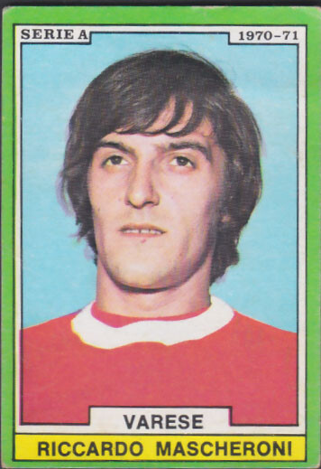 Mascheroni - Serie A Varese - Figurine Edis Calciatori 1970/1971 Excellent