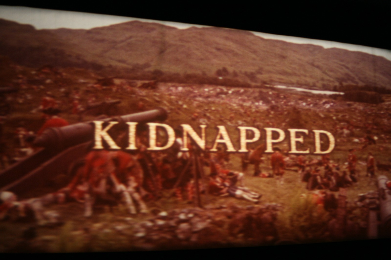 16mm film Kidnapped (1971) feature scope faded colour Michael Caine complete