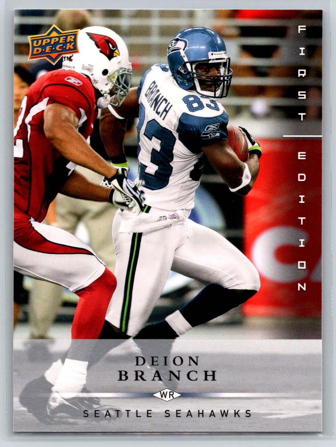 2008 Upper Deck First Edition Deion Branch Seattle Seahawks #130