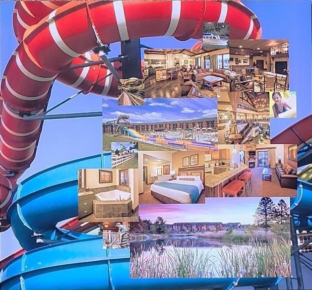 Wisconsin Dells Wilderness Wyndham Glacier Canyon 3 BR DLX Sleeps 10 APRIL 12-15