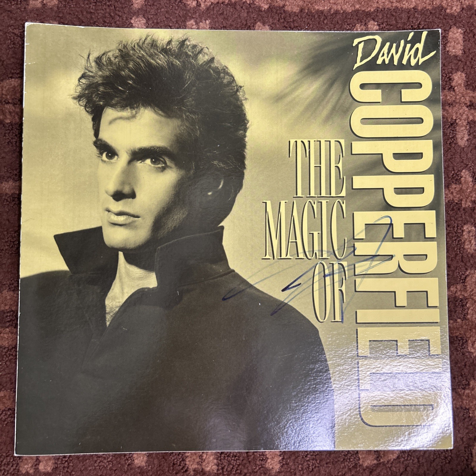 Autographed DAVID COPPERFIELD The Magic Of Program, Picture, Seat Ticket