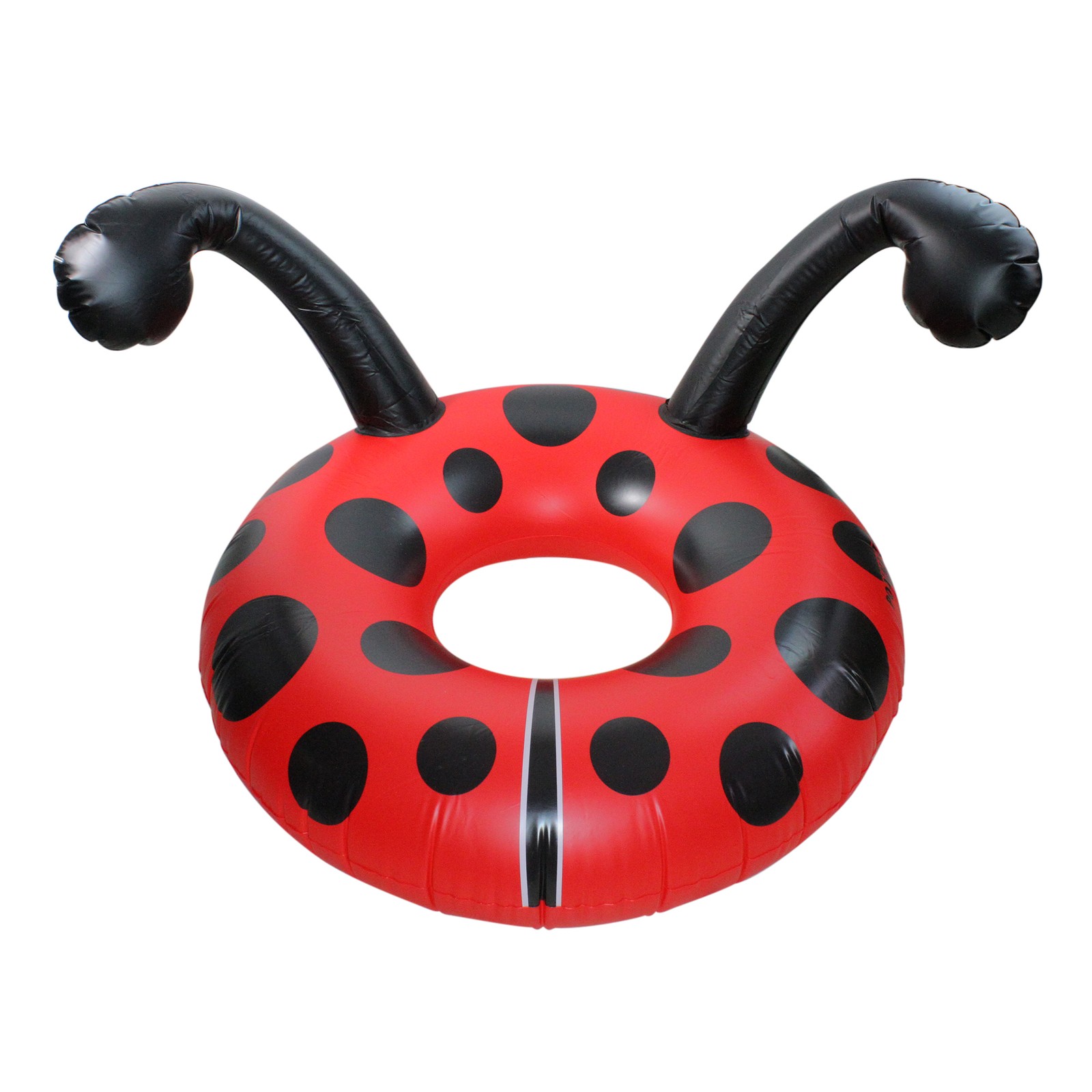 Swim Central Black and Red Ladybug Swimming Pool Party Inner Tube, 48-Inch