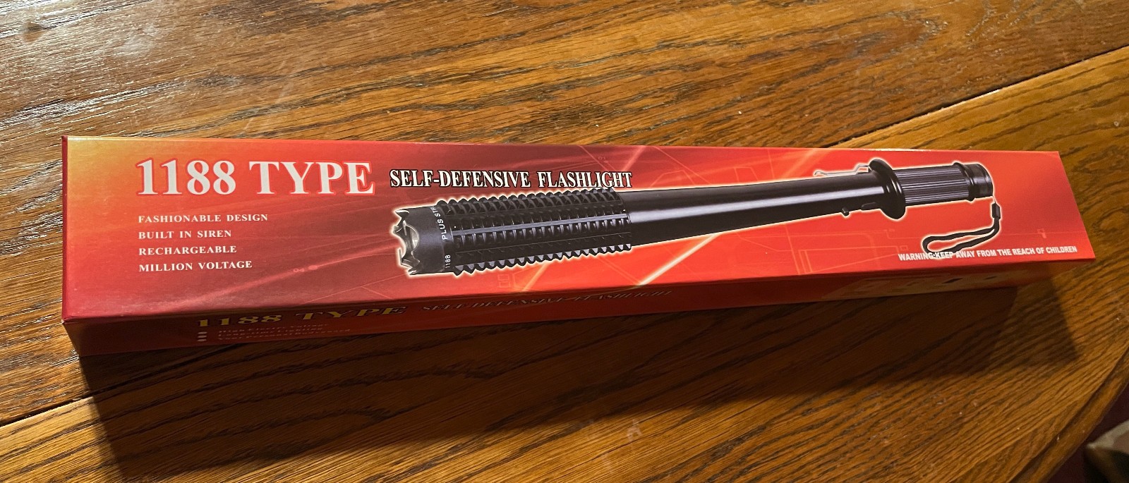 Stun Gun for Men & Women – All-in-One Security 1188-Stun Baton free shipping 16"