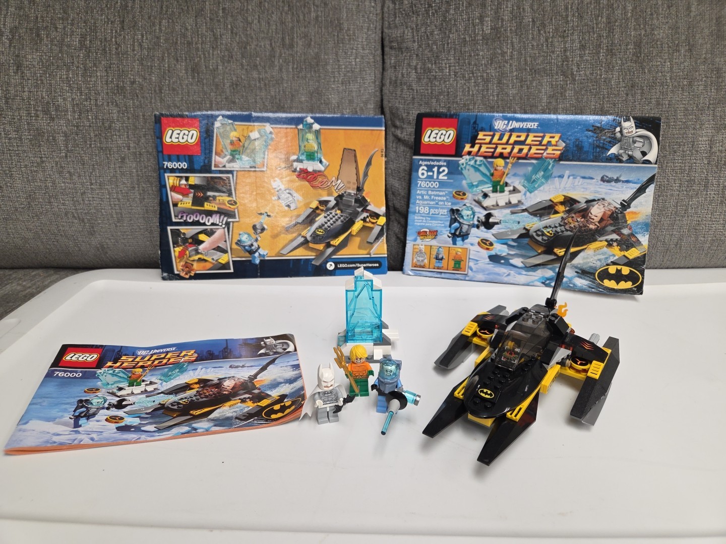 Lego 76000 Arctic Batman vs Mr Freeze 100% Complete With Manual