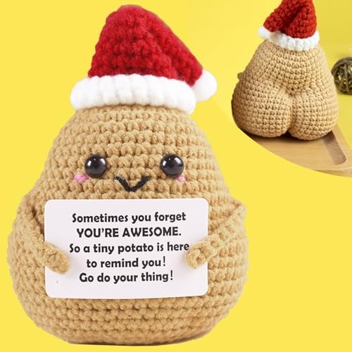 Stocking Stuffers for Women Mom Her 2025, Positive Funny White Elephant Potato