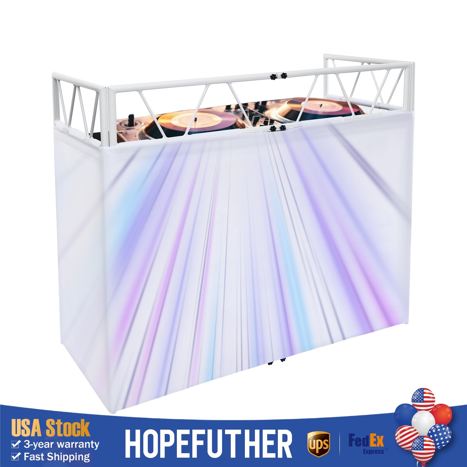 Aluminum Visualizer Standing DJ Table, DJ Controller Stand, DJ Table Station