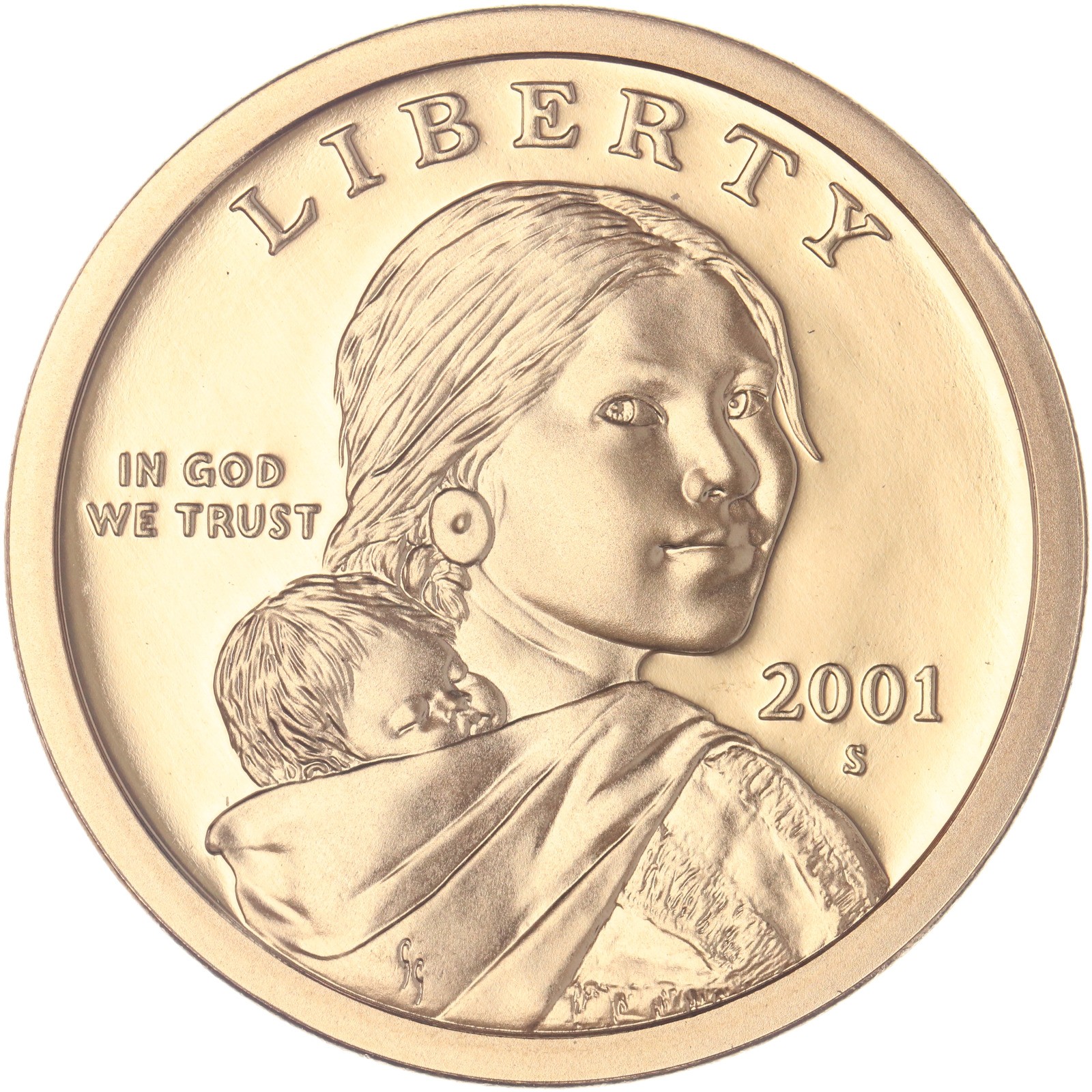 2001 S Native American Sacagawea Dollar Gem DCam Proof See Pics M546