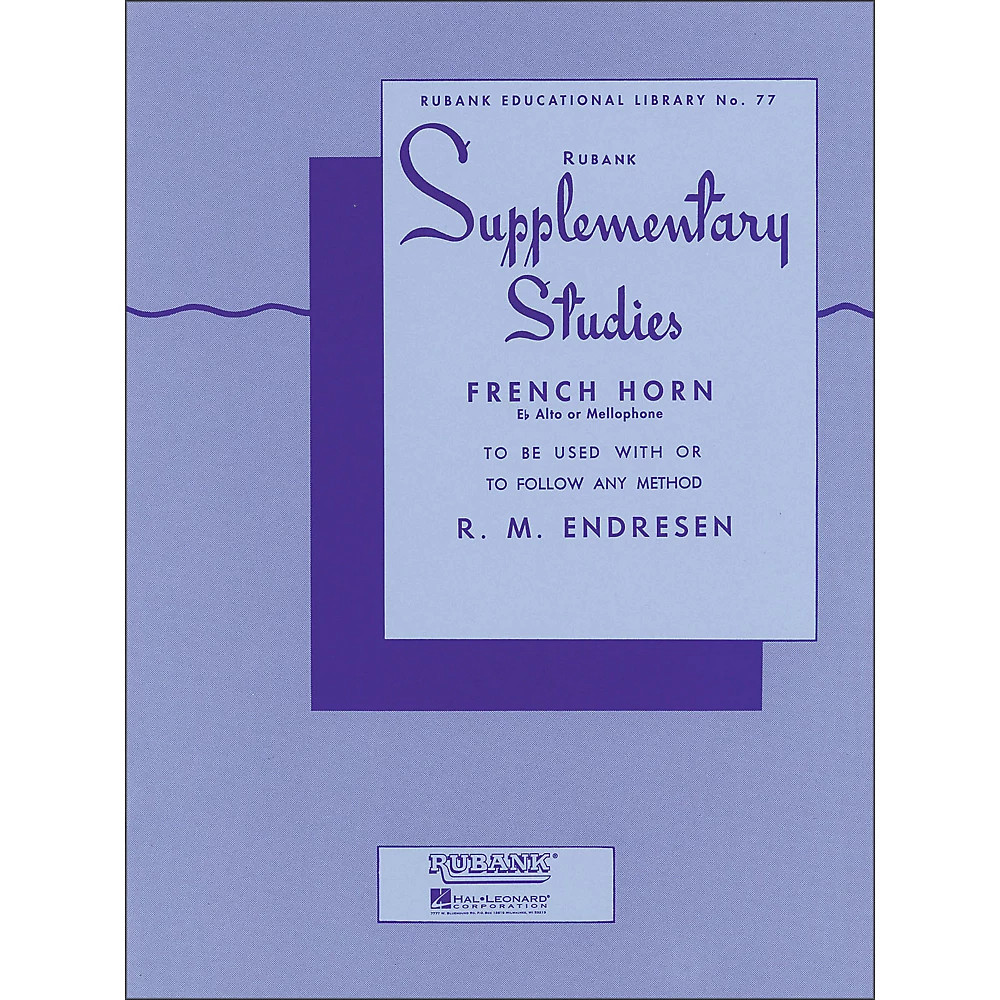 Hal Leonard Rubank Supplementary Studies French Horn