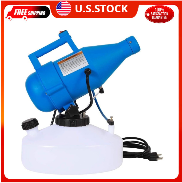 4.5L Electric ULV Portable Fogger, 30ft Spray Distance for Home, Hotel, Yard"