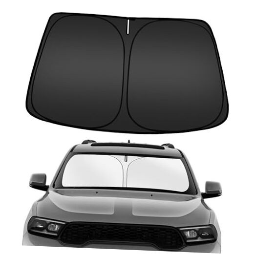  Windshield Sun Shade Custom Fit Foldable Front for Dodge Durango 2011-2025