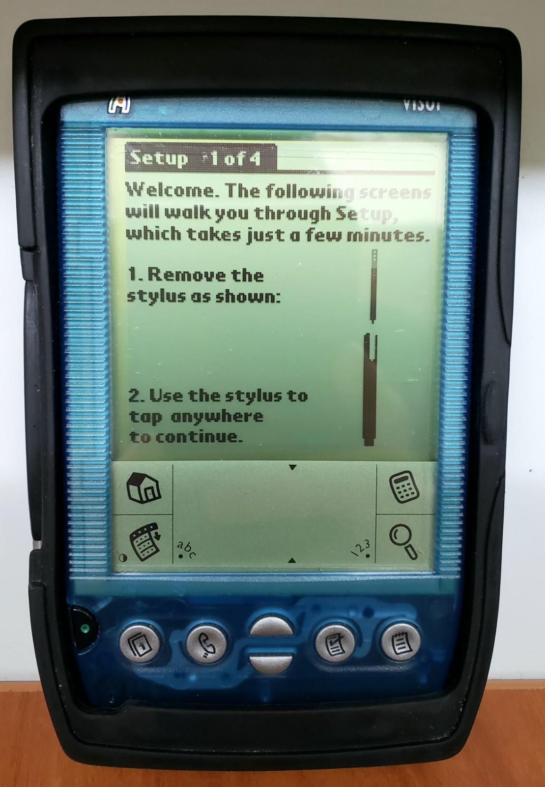 New photos: Handspring Visor Deluxe - Translucent Blue- PDA Organizer Palm Pilot