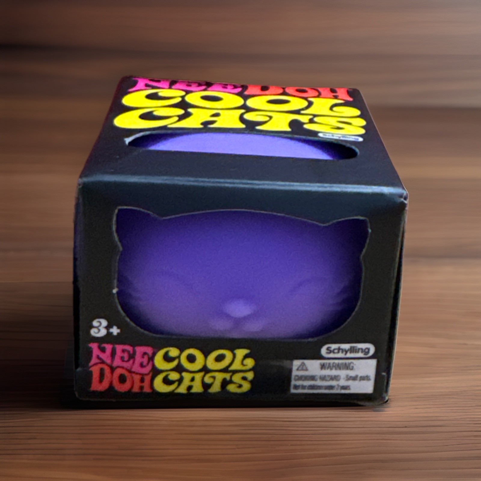 Needoh Cool Cats Stress Ball Purple