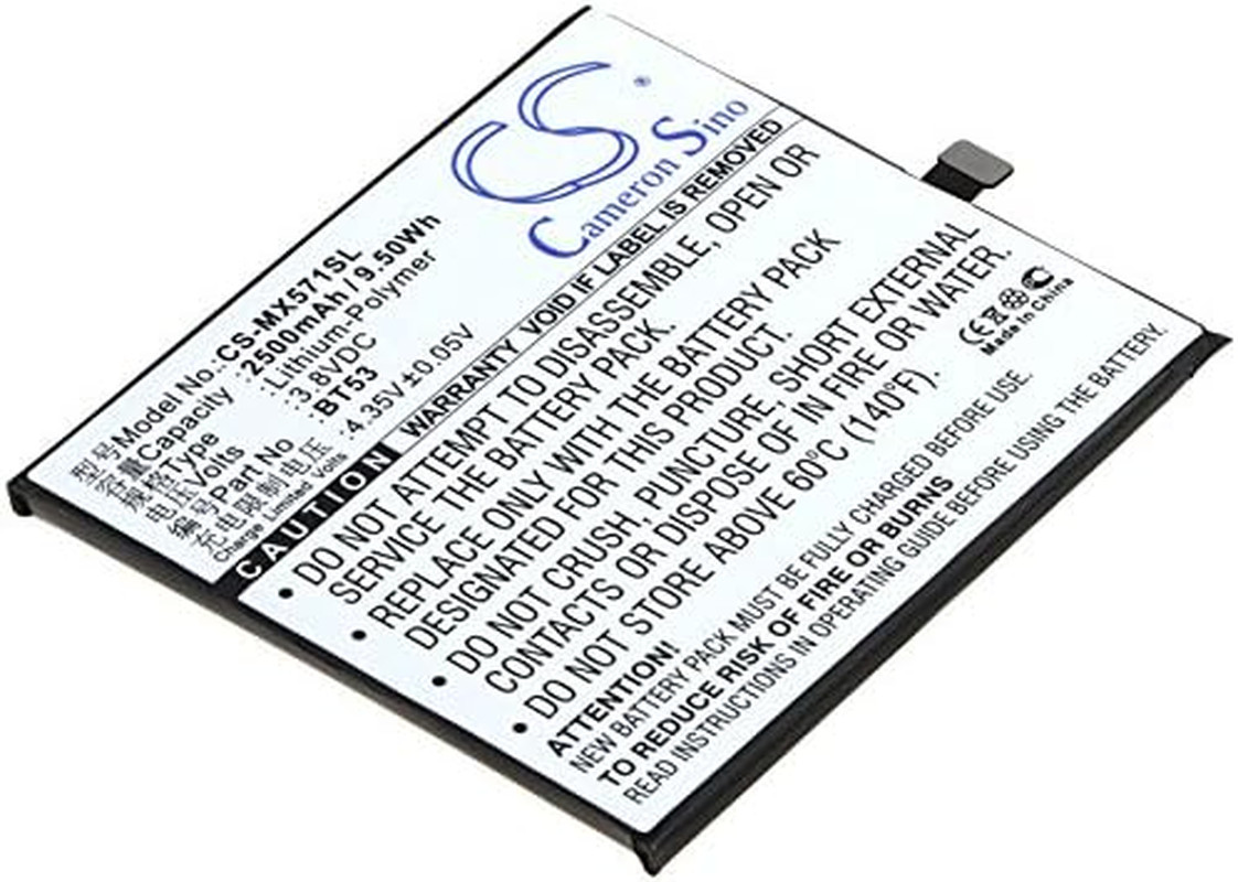 ACCCHEN Rechargeable Battery for M570C, M570M, M570Q, Pro 6 (2500Mah / 9.50Wh) B