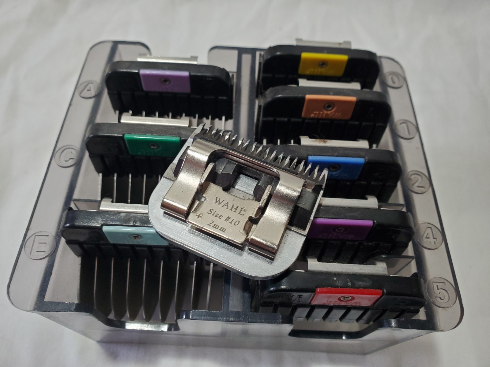 WAHL Pro Groom Stainless Steel Attachment Guide Comb + #10 2mm Detachable Blade 