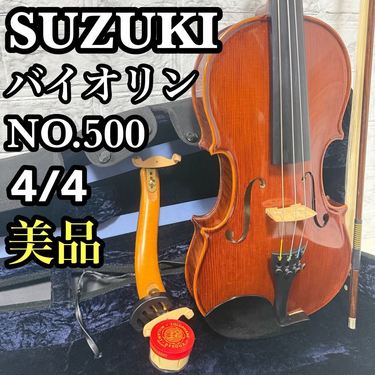 SUZUKI Suzuki Violin No.500 Made in 2001 4/4 String Instrument Top Class Tiger