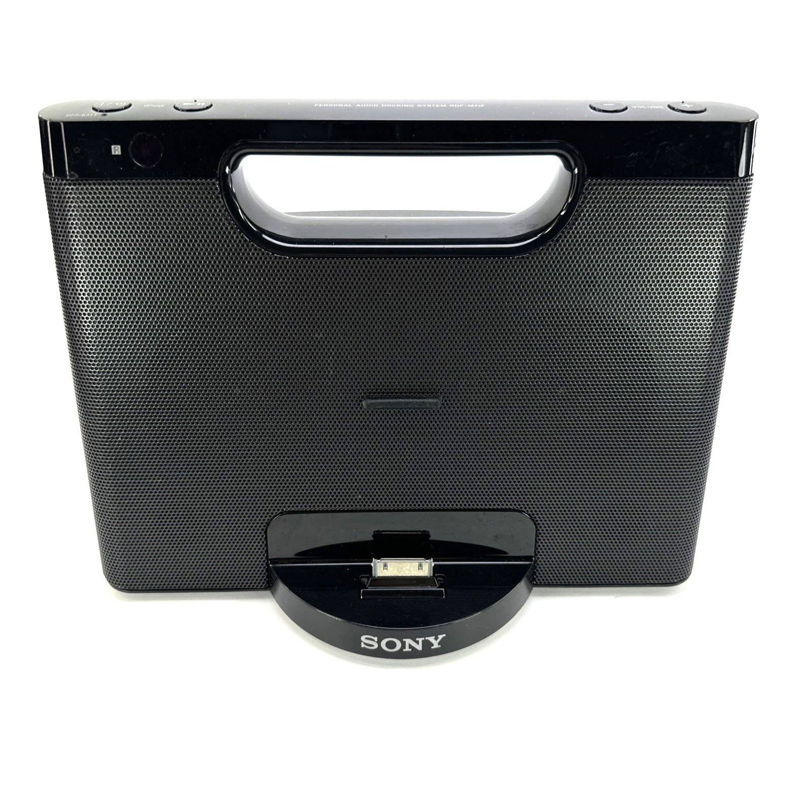 Sony RDP-M7iP Music Speaker iPhone iPod 30-Pin Dock Audio System TESTED