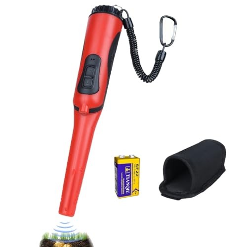 5M Waterproof Metal Detector with Adjustable LED Light, 3 Detection Modes 