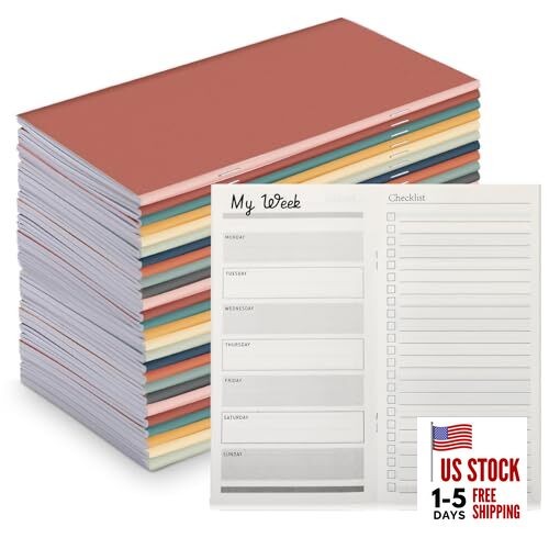  Pcs 2026-2027 Daily Weekly Planner Bulk Employee Appreciation 50 Bright Color