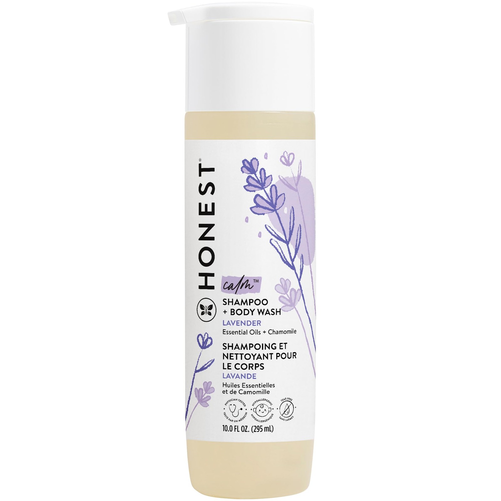 The Honest Company 2-in-1 Cleansing 10 Fl Oz (Pack of 1), Lavender Calm 