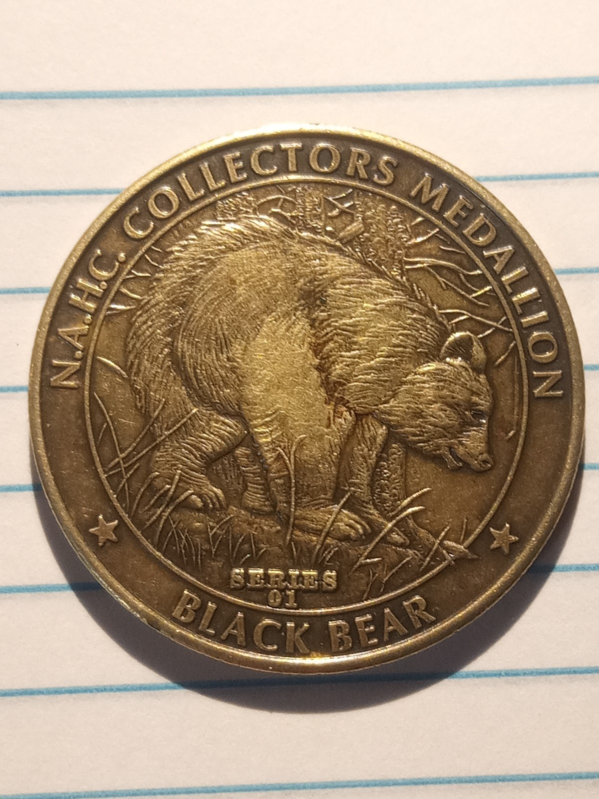 Medal - NAHC North American Hunting Club - Series 01 Black Bear