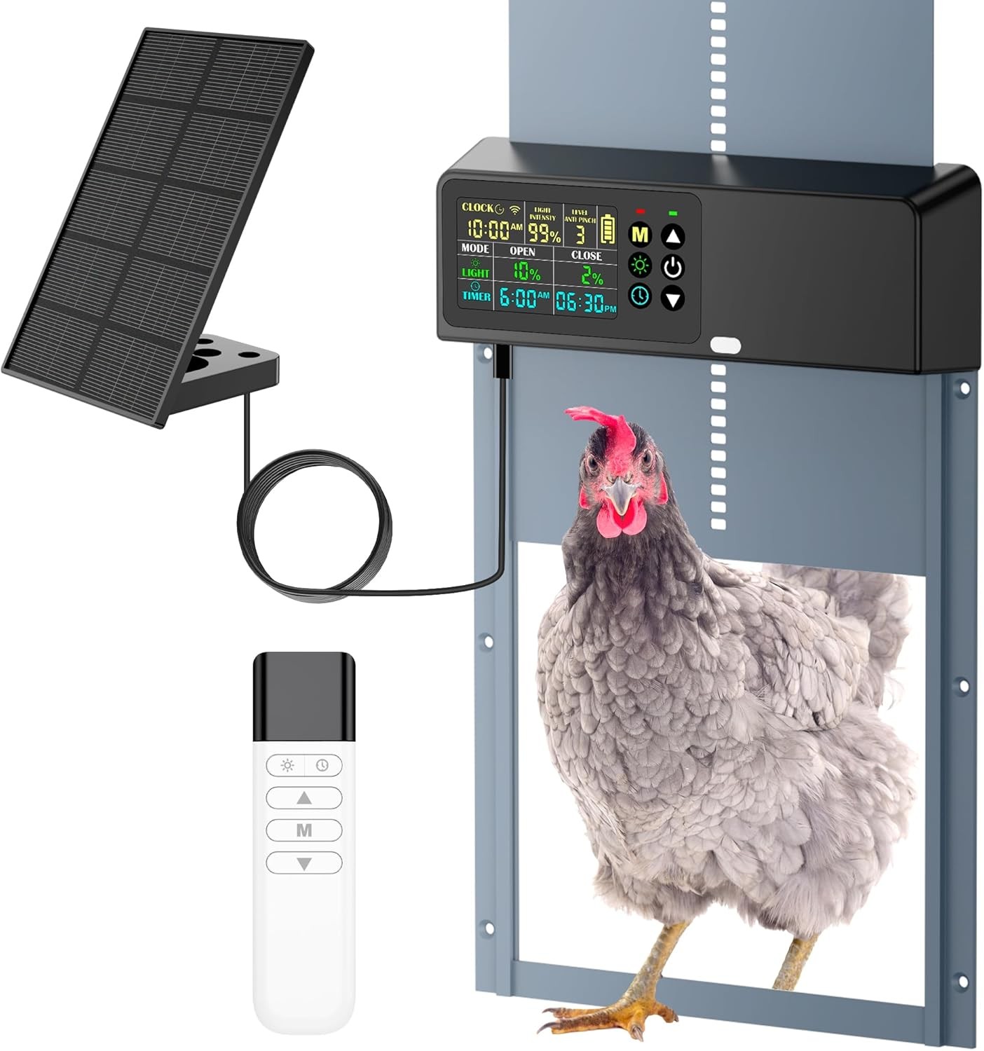 Automatic Chicken Coop Door Solar: Automatic Chicken Door - Solar