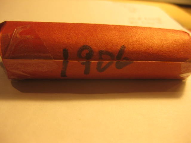 1 Roll ( 50 coins) 1906  Indian Head Cents Avg. Cir's
