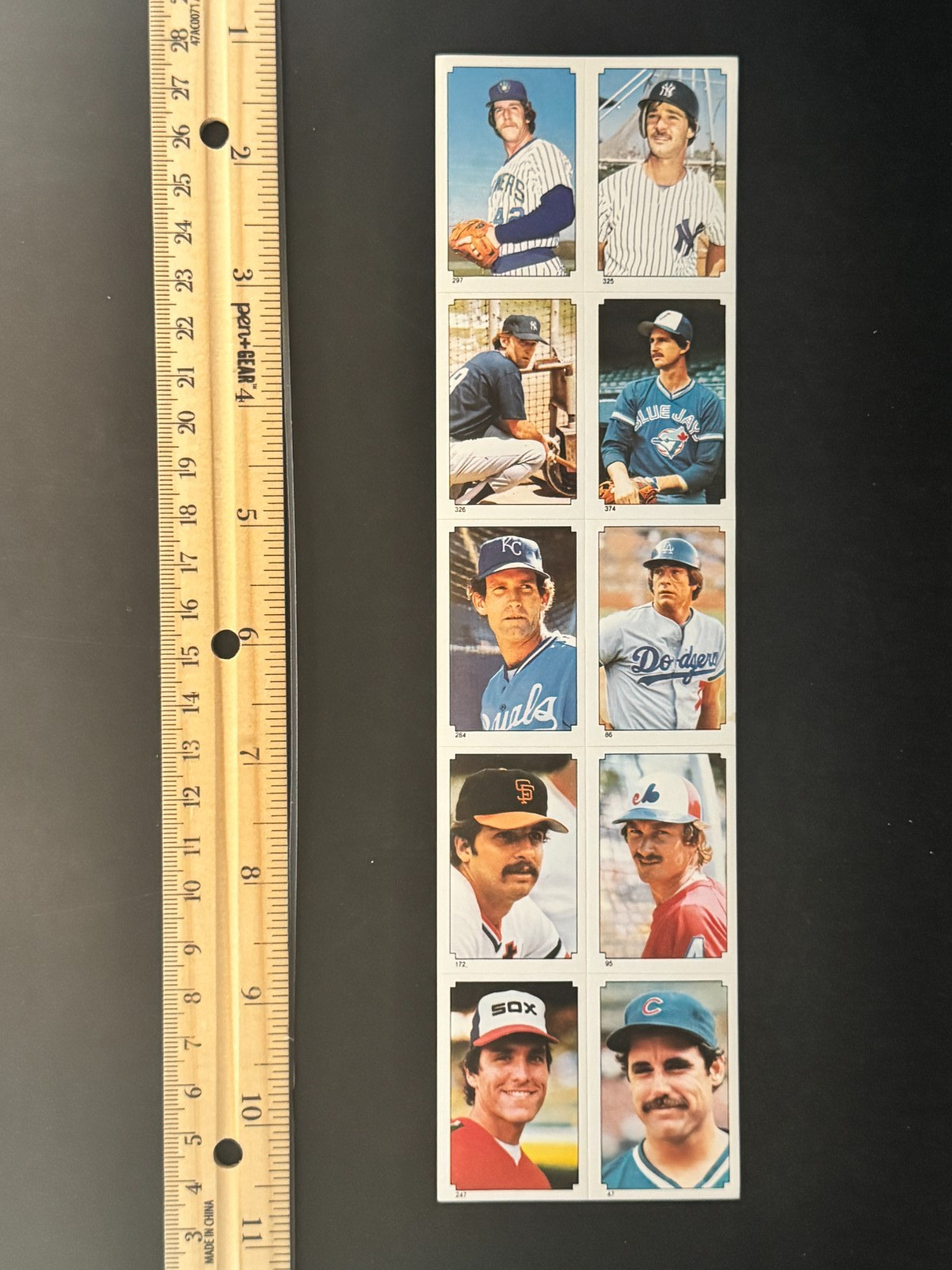 1984 Topps Sticker Complete Panel, Don Mattingly Rookie Year, #2