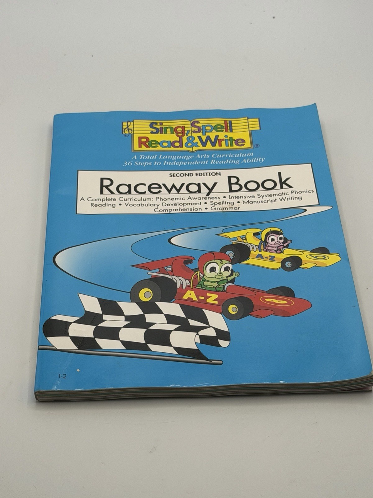 Rare Sing Spell Read & Write Raceway Book 1-2 Second Edition Phonics Workbook