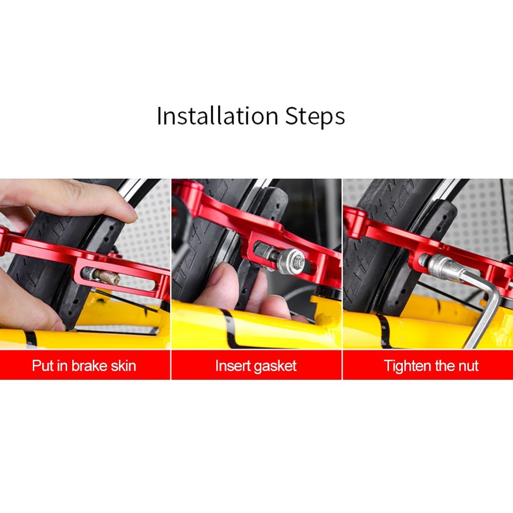 V Brake Pads for Mountain Bikes Suitable for Various Bike Sizes 69 5x10x23MM