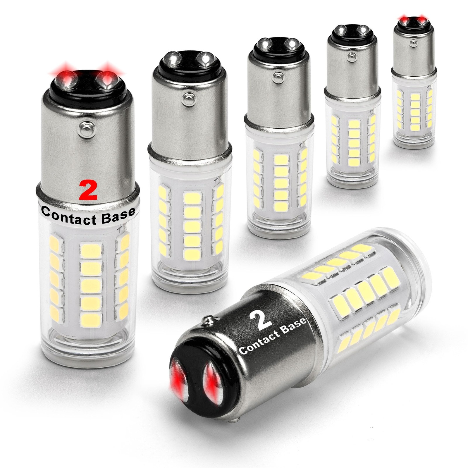 12V Low Voltage BA15D LED Bulbs 5W 500lm,Double Contact Bayonet 1142 1076 113...