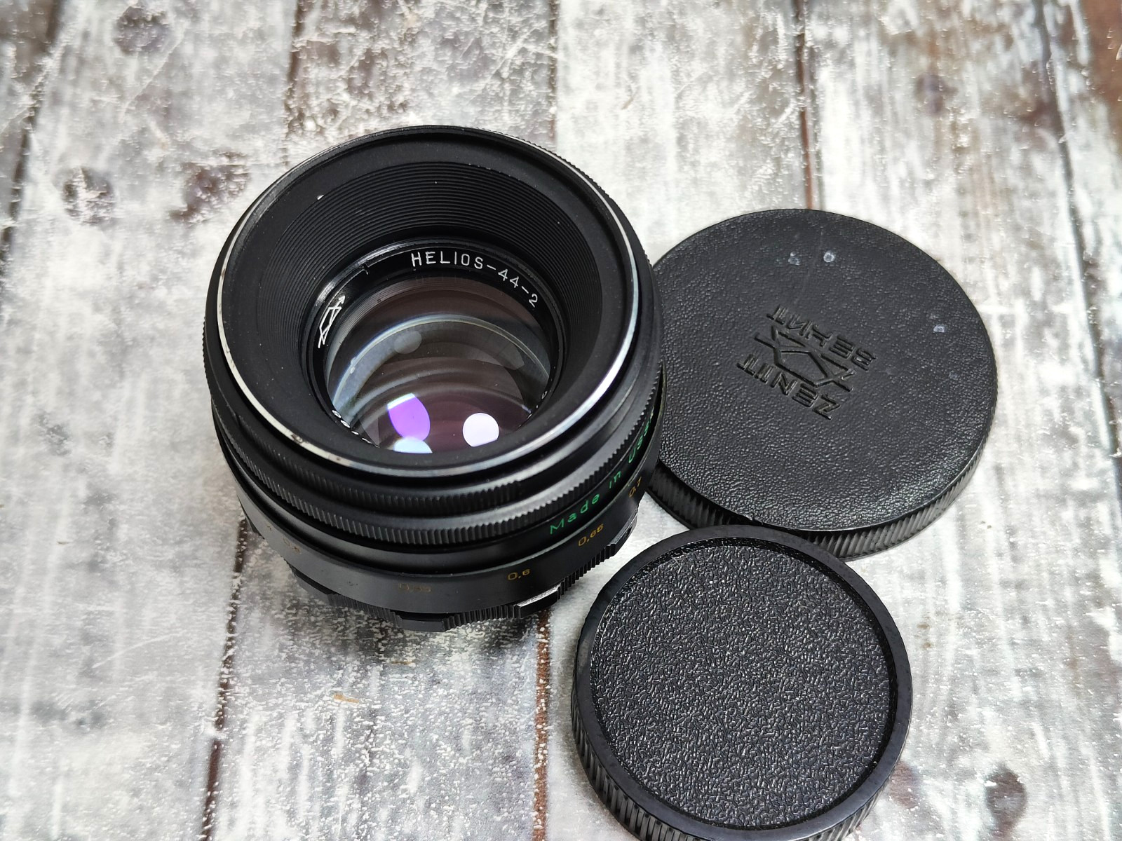 RARE!! KMZ Helios 44-2 f2 58mm mount m42 Soviet lens