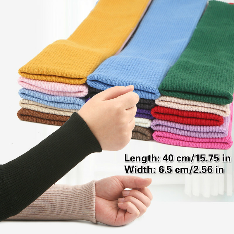 Elastic Knit Cuff Waistband Leg Arms Rib Trim Jersey Baseball Ribbed Fabric