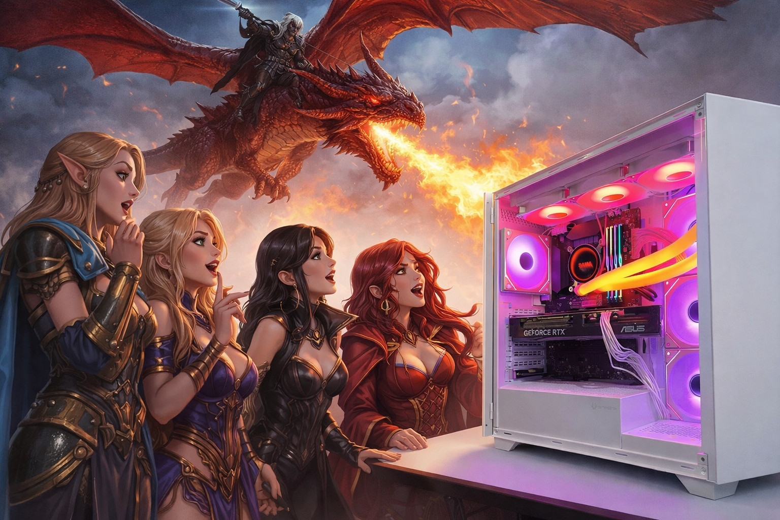 i9-14900K Gaming Desktop PC | RTX 5090  | 32GB DDR5 6000MHz | 4TB SSD | WiFi 6