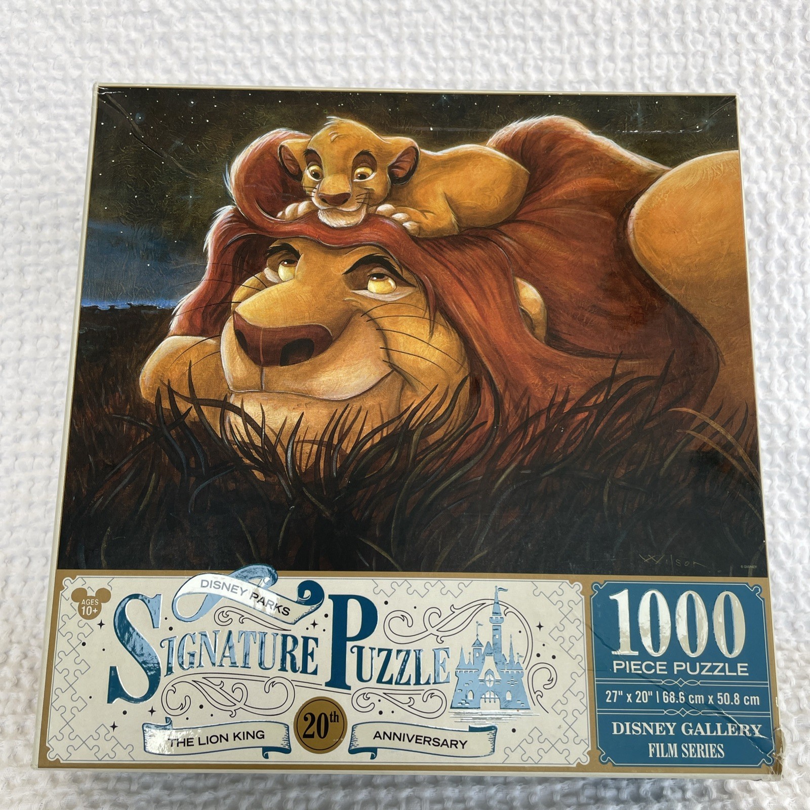 Disney Parks Signature Puzzle The Lion King 20th Anniversary 1000 Piece Puzzle