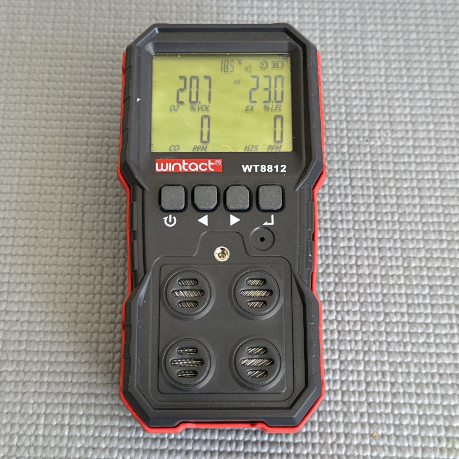 DEAD PIXEL - Wintact WT8812 Digital 4-in-1 Compound Gas Monitor CO H2S O2